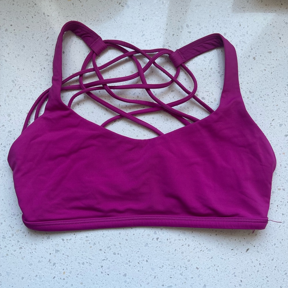 Lululemon Pink Sports Bra